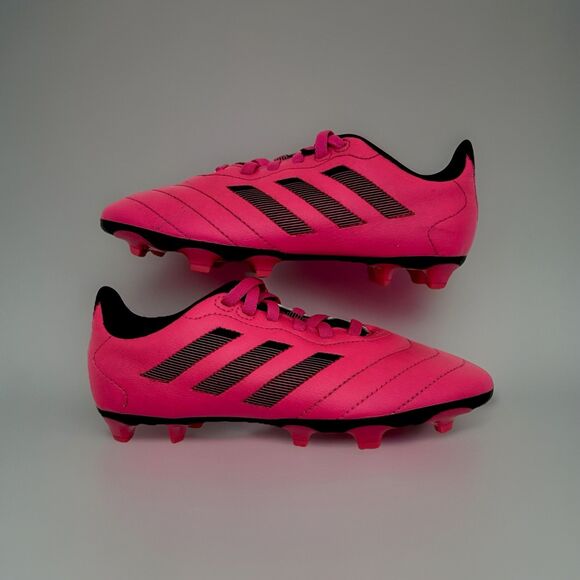 Adidas Kids' Goletto VIII FG Pink + Black Soccer Cleats Size 2 Youth 2022 - Picture 1 of 10